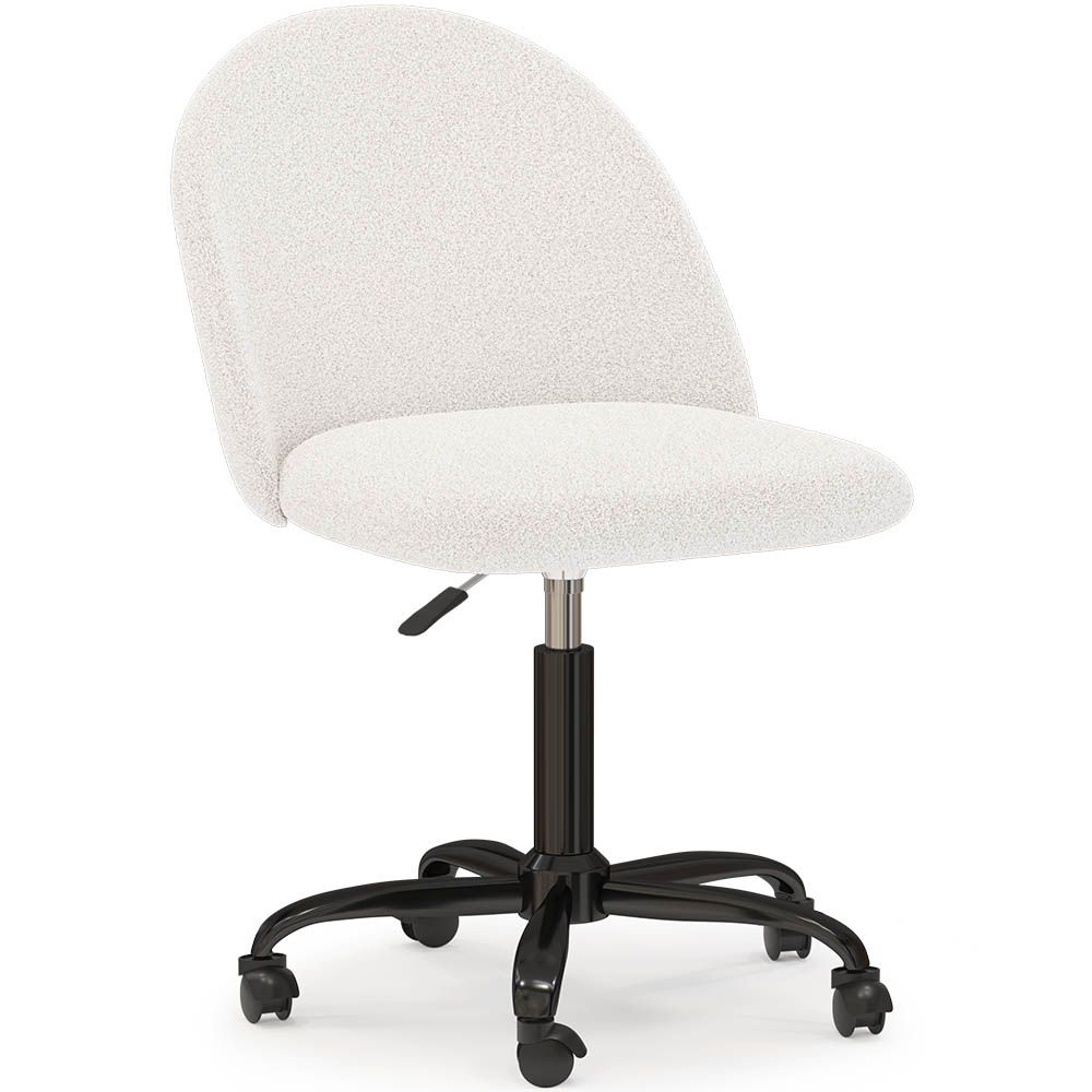 Chaise de Bureau Rembourrée - Bouclé - Evelyne image 8