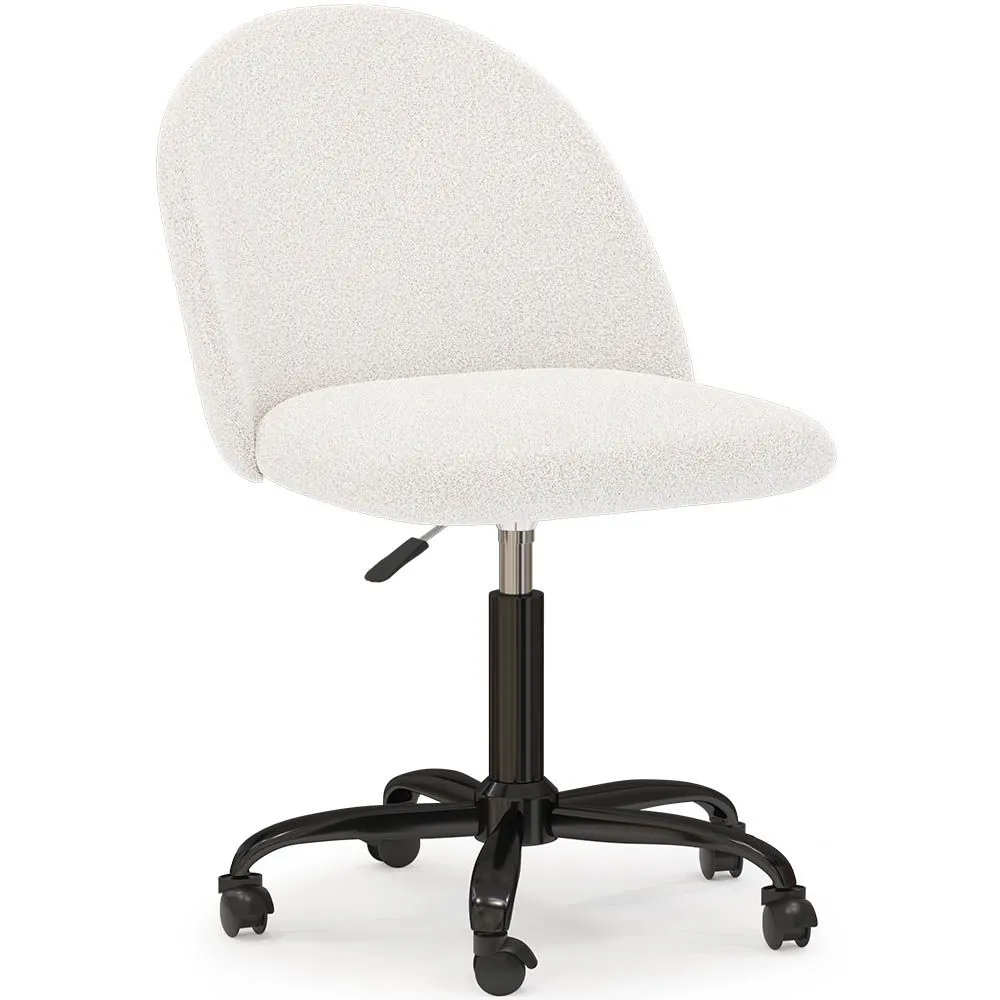 Chaise de Bureau Rembourrée - Bouclé - Evelyne image 8