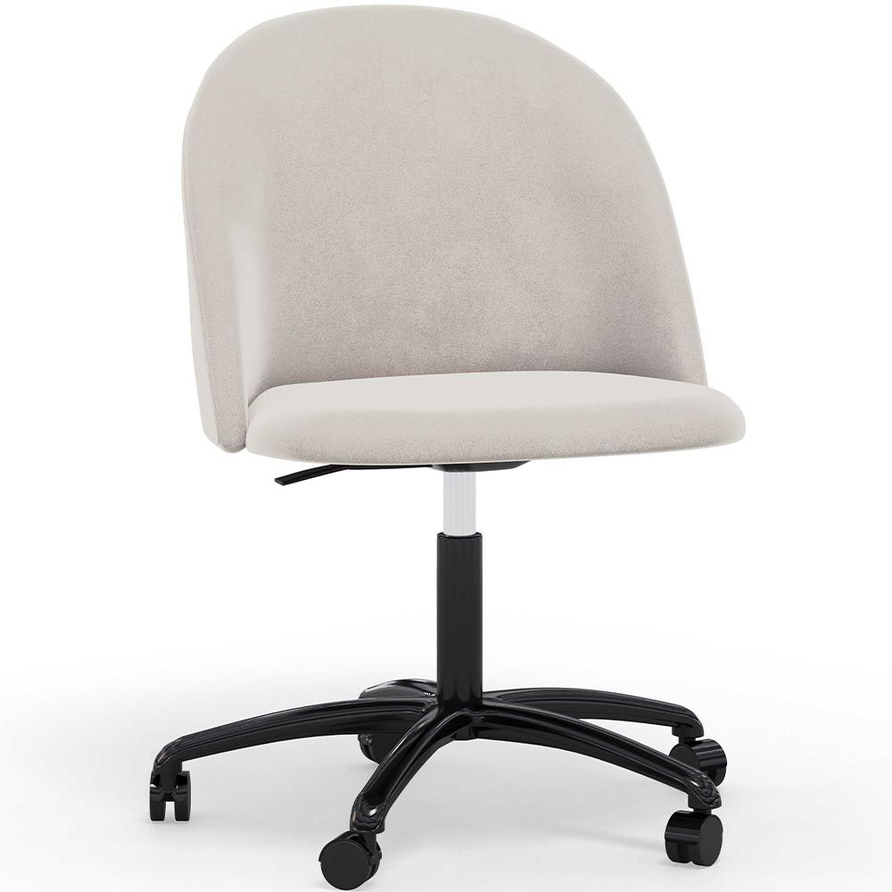 Chaise de Bureau Rembourrée - Velours - Evelyne image 8