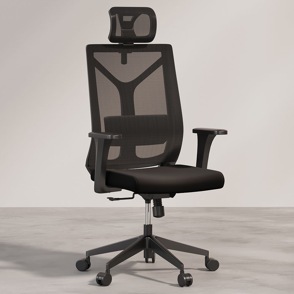 Chaise de bureau ergonomique avec roulettes et accoudoirs - Pebbles image 8