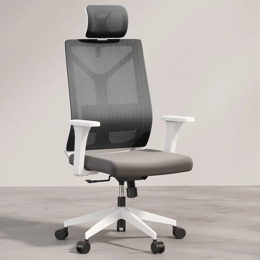 Chaise de bureau ergonomique avec roulettes et accoudoirs - Ergal image 8