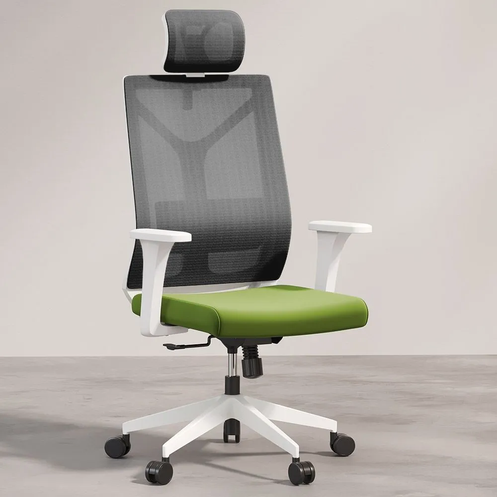 Chaise de bureau ergonomique avec roulettes et accoudoirs - Ergal image 8