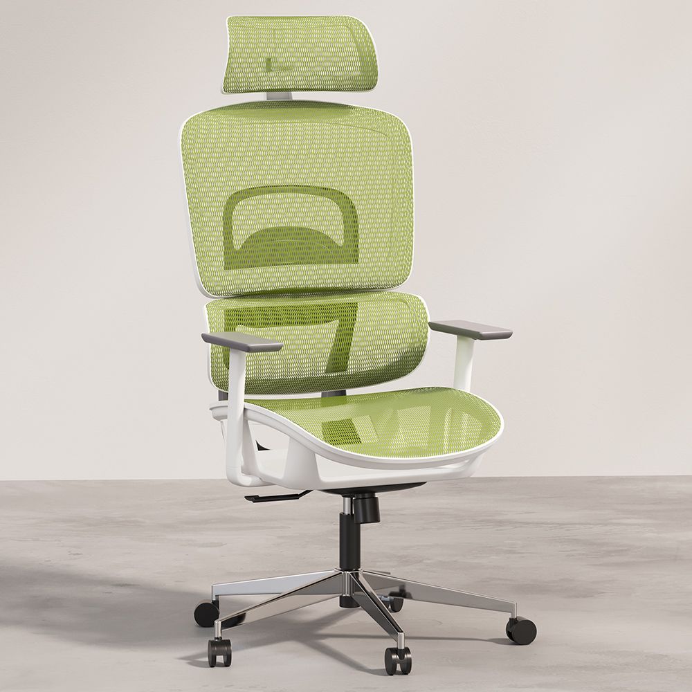Chaise de bureau ergonomique avec roulettes et accoudoirs - Keys image 8