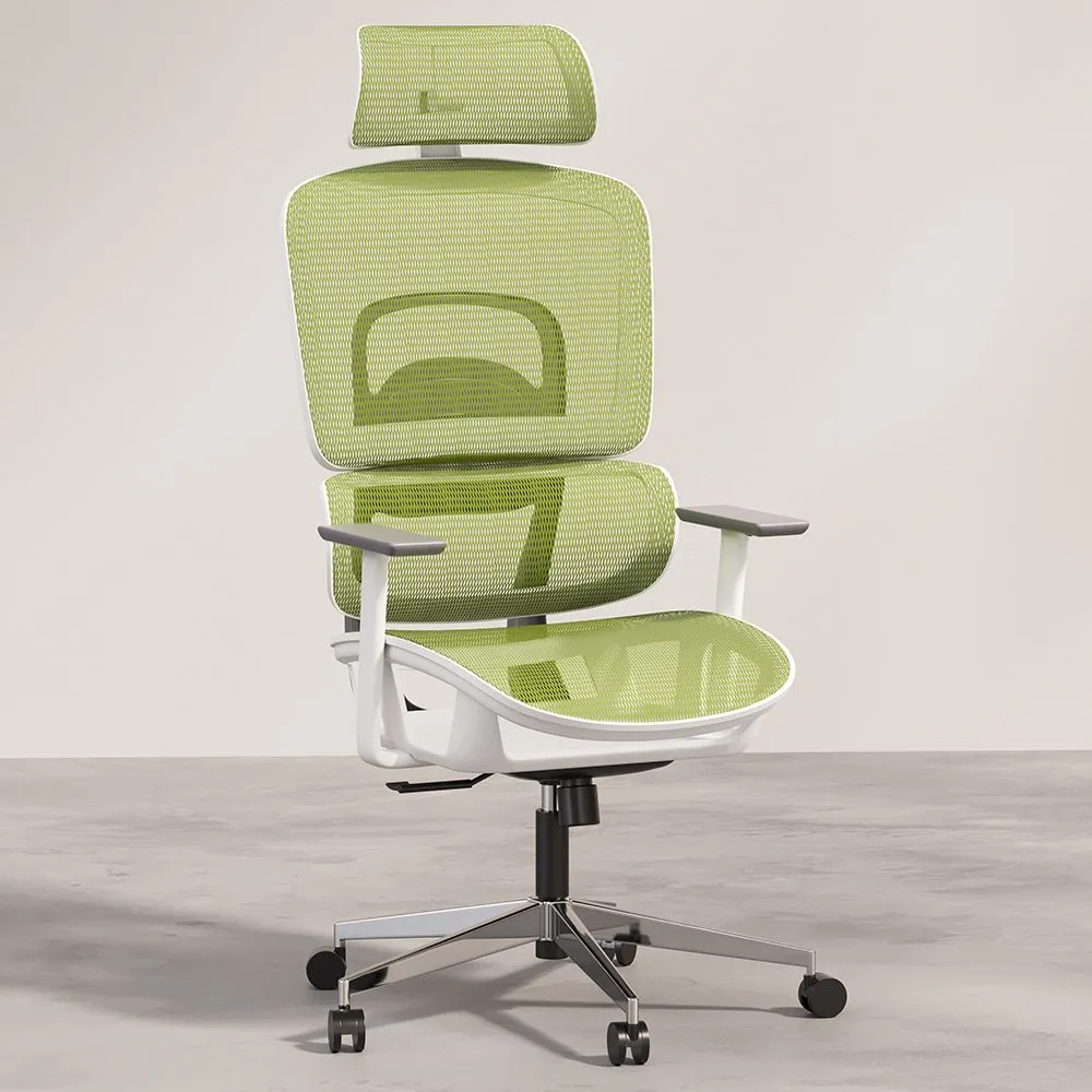 Chaise de bureau ergonomique avec roulettes et accoudoirs - Keys image 8