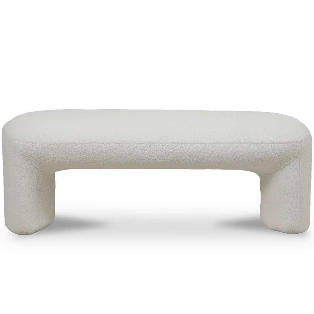 Banc Tapissé en Tissu Bouclé - Vieire image 8