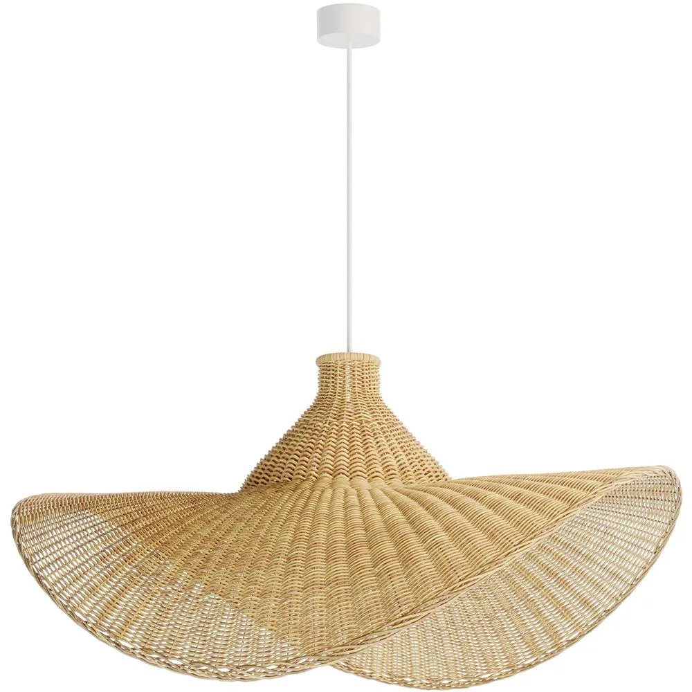 Lampe de Plafond en Rotin - Style Boho Bali - Sona image 8