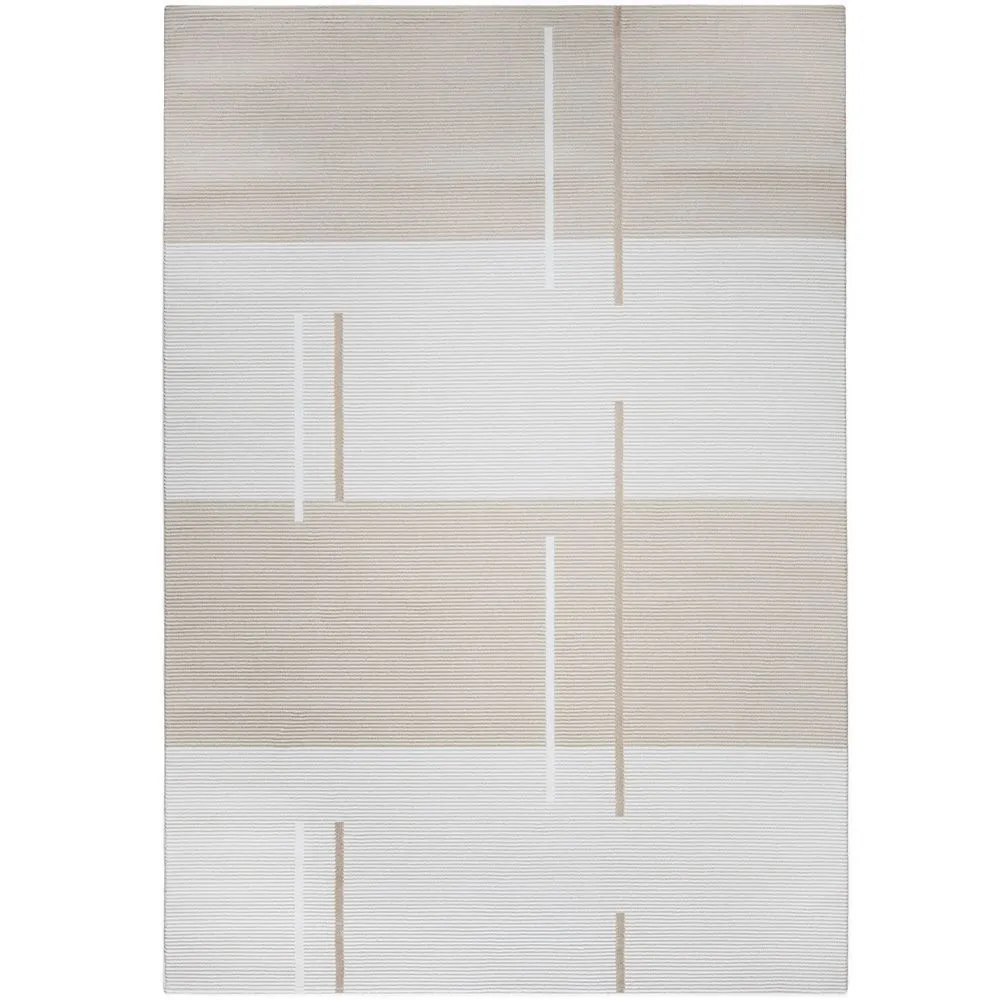 Grand Tapis Design Contemporain et Moderne - Beige (290x200 cm) - Fune image 8