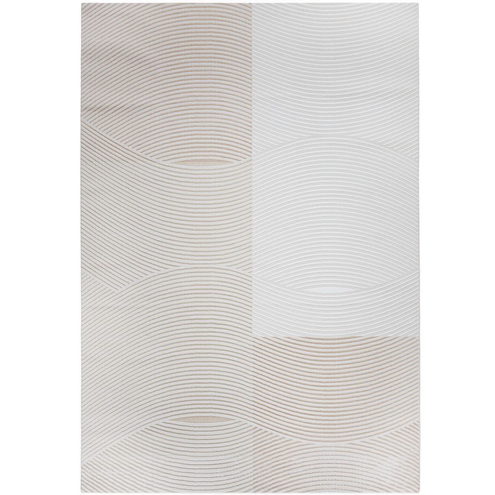 Grand Tapis Design Contemporain et Moderne - Beige (290x200 cm) - Kirui image 8