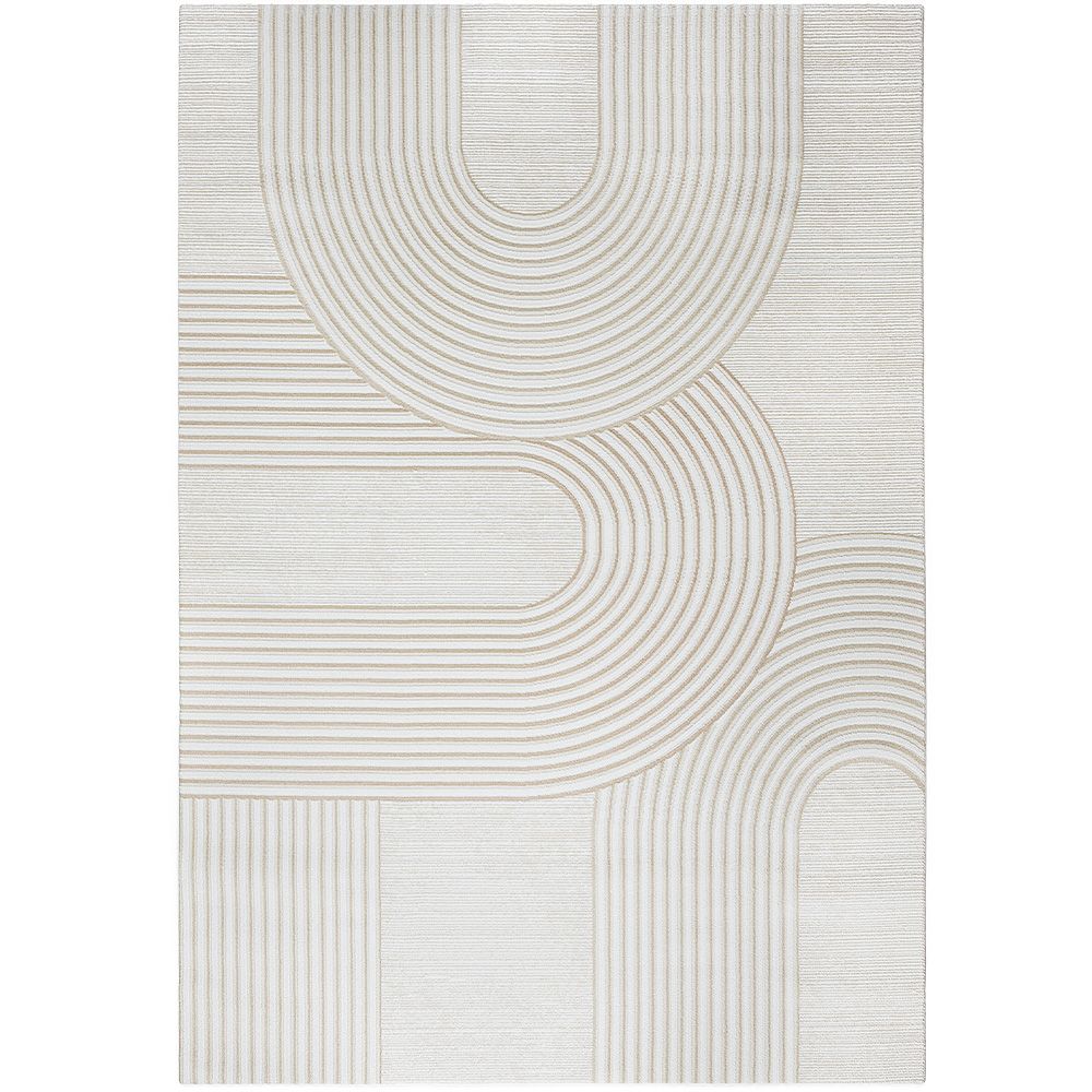 Grand Tapis Design Contemporain et Moderne - Beige (290x200 cm) - Grut image 8