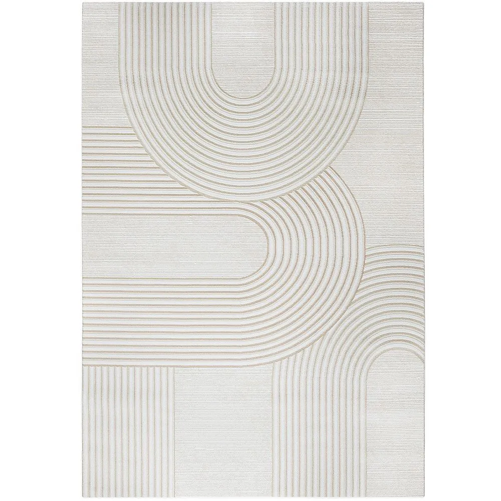 Grand Tapis Design Contemporain et Moderne - Beige (290x200 cm) - Grut image 8