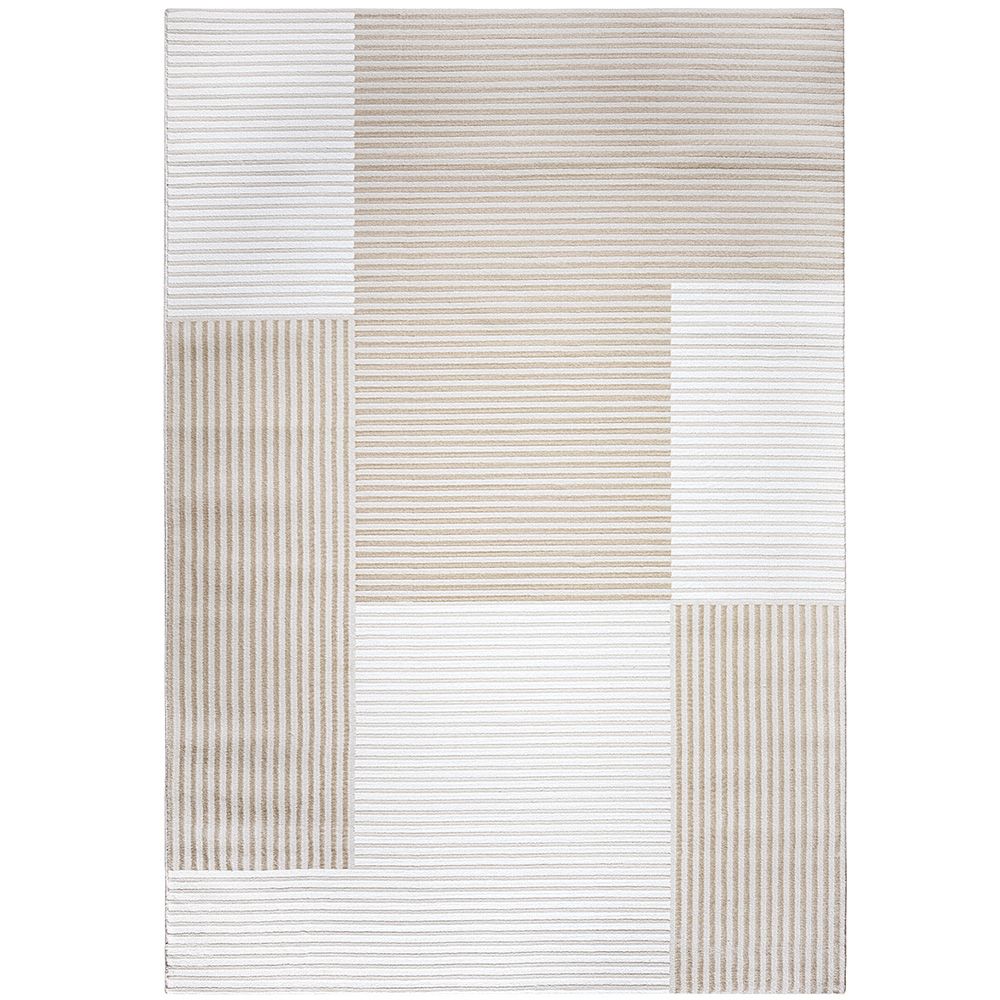 Grand Tapis Design Contemporain et Moderne - Beige (290x200 cm) - Layra image 8