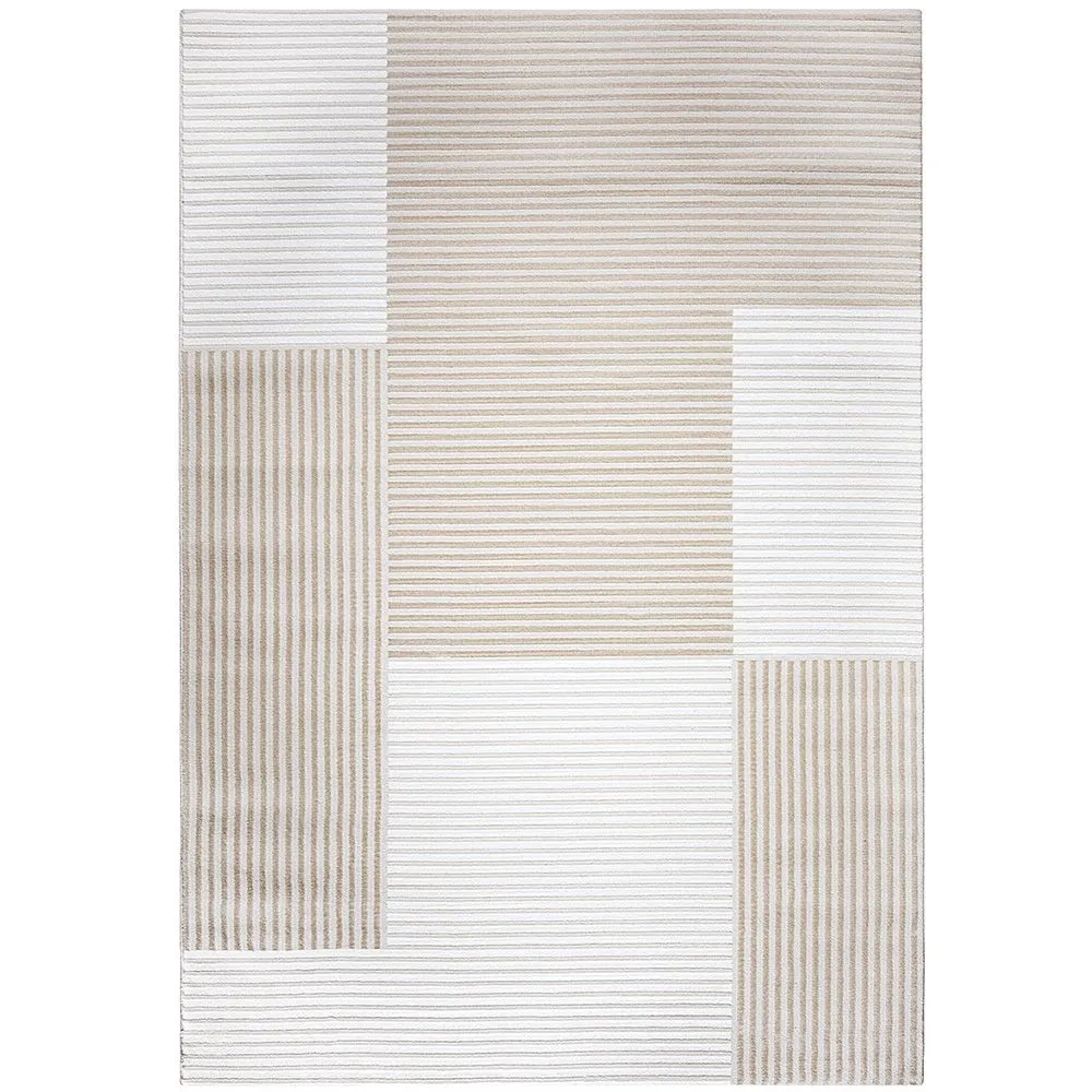 Grand Tapis Design Contemporain et Moderne - Beige (290x200 cm) - Layra image 8
