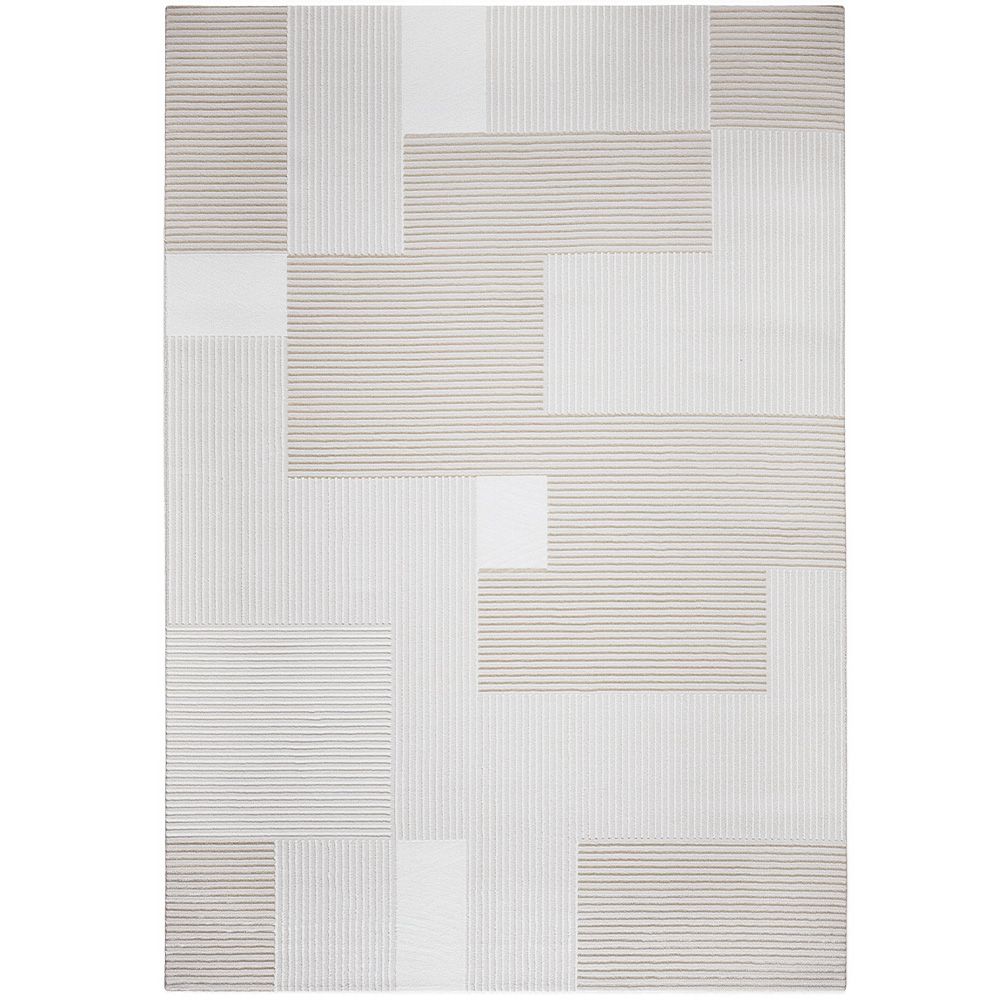 Grand Tapis Design Contemporain et Moderne - Beige (290x200 cm) - Debra image 8