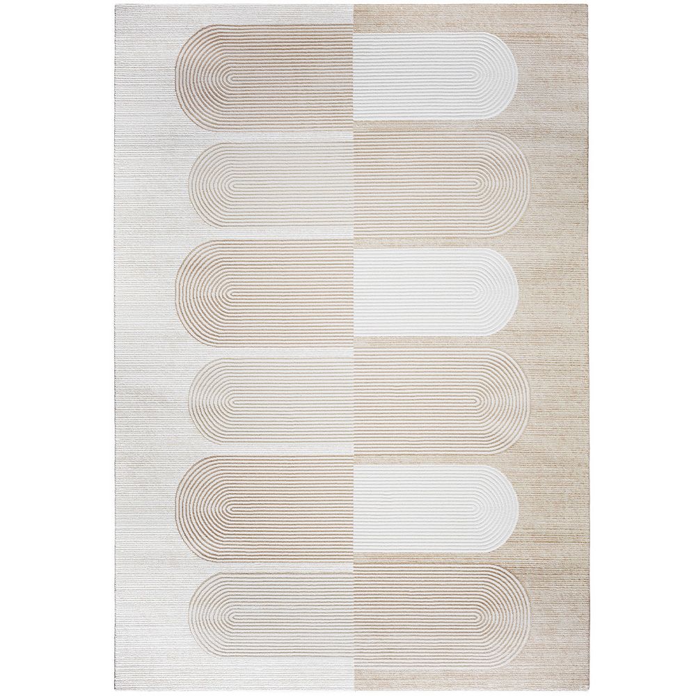 Grand Tapis Design Contemporain et Moderne - Beige (290x200 cm) - Qyar image 8