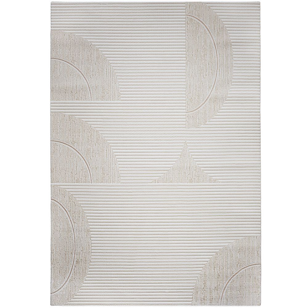 Grand Tapis Design Contemporain et Moderne - Beige (290x200 cm) - Urma image 8