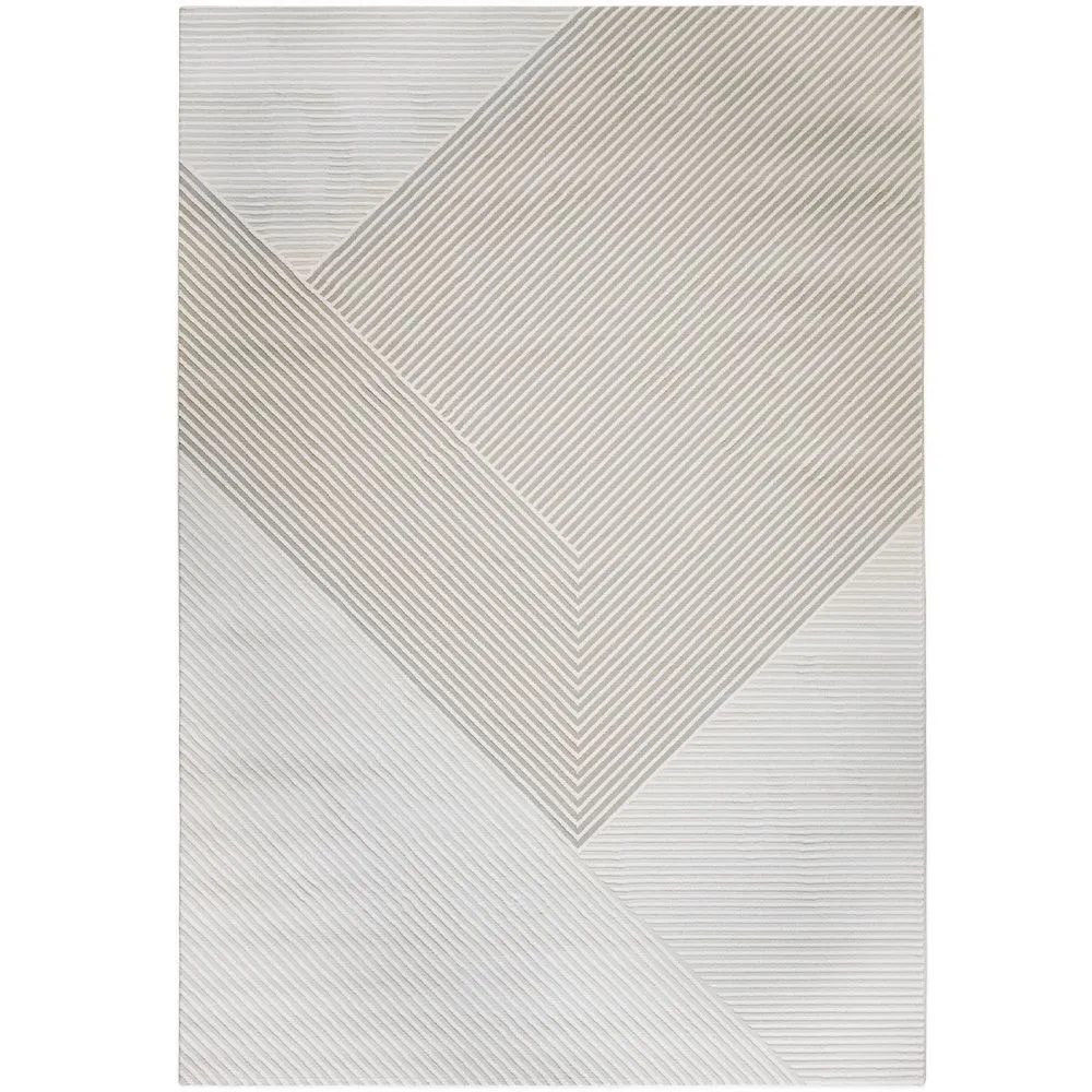 Grand Tapis Design Contemporain et Moderne - Beige (290x200 cm) - Escara image 8
