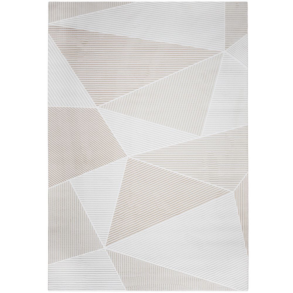 Grand Tapis Design Contemporain et Moderne - Beige (290x200 cm) - Cerna image 8