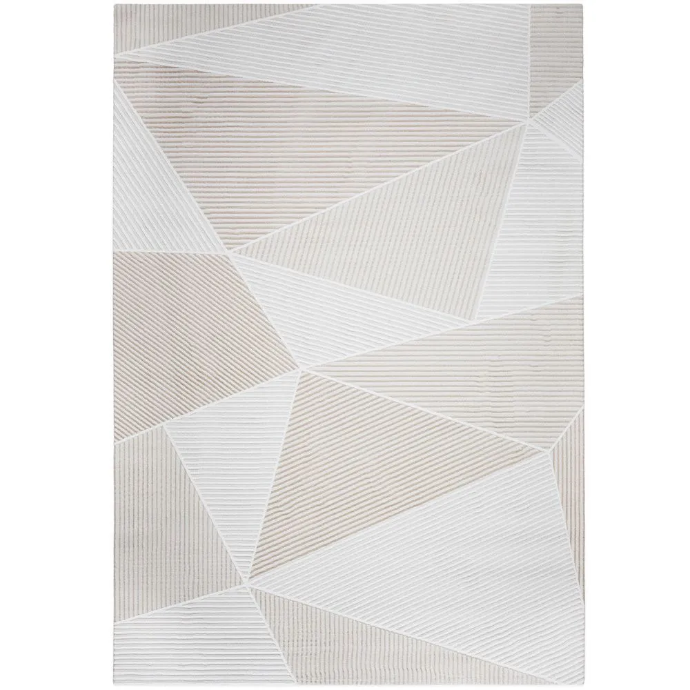 Grand Tapis Design Contemporain et Moderne - Beige (290x200 cm) - Cerna image 8