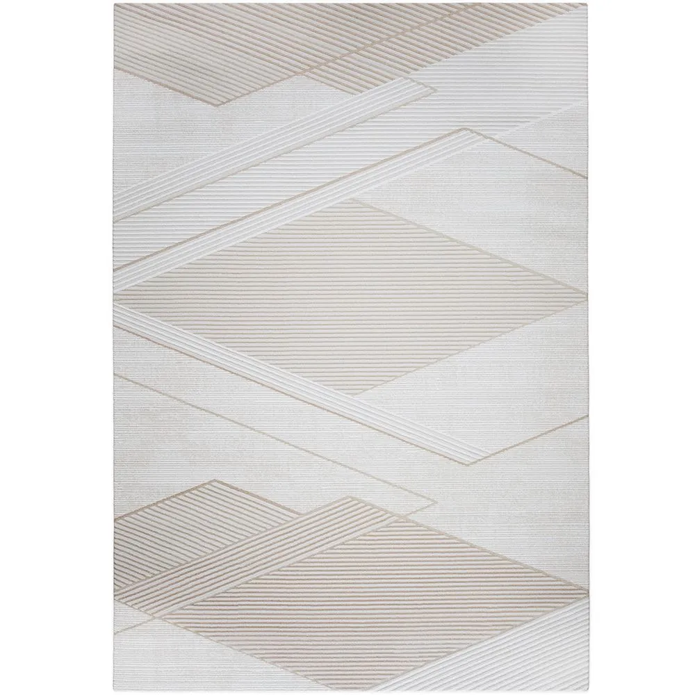 Grand Tapis Design Contemporain et Moderne - Beige (290x200 cm) - Utana image 8