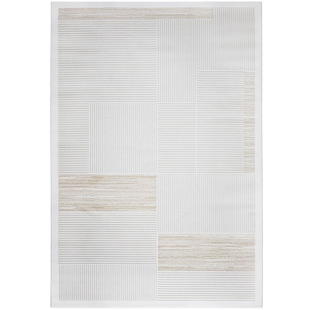 Grand Tapis Design Contemporain et Moderne - Beige (290x200 cm) - Pestra image 8