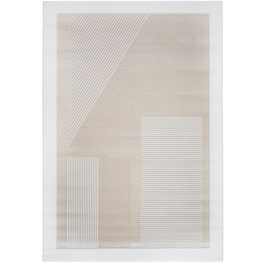 Grand Tapis Design Contemporain et Moderne - Beige (290x200 cm) - Terna image 8