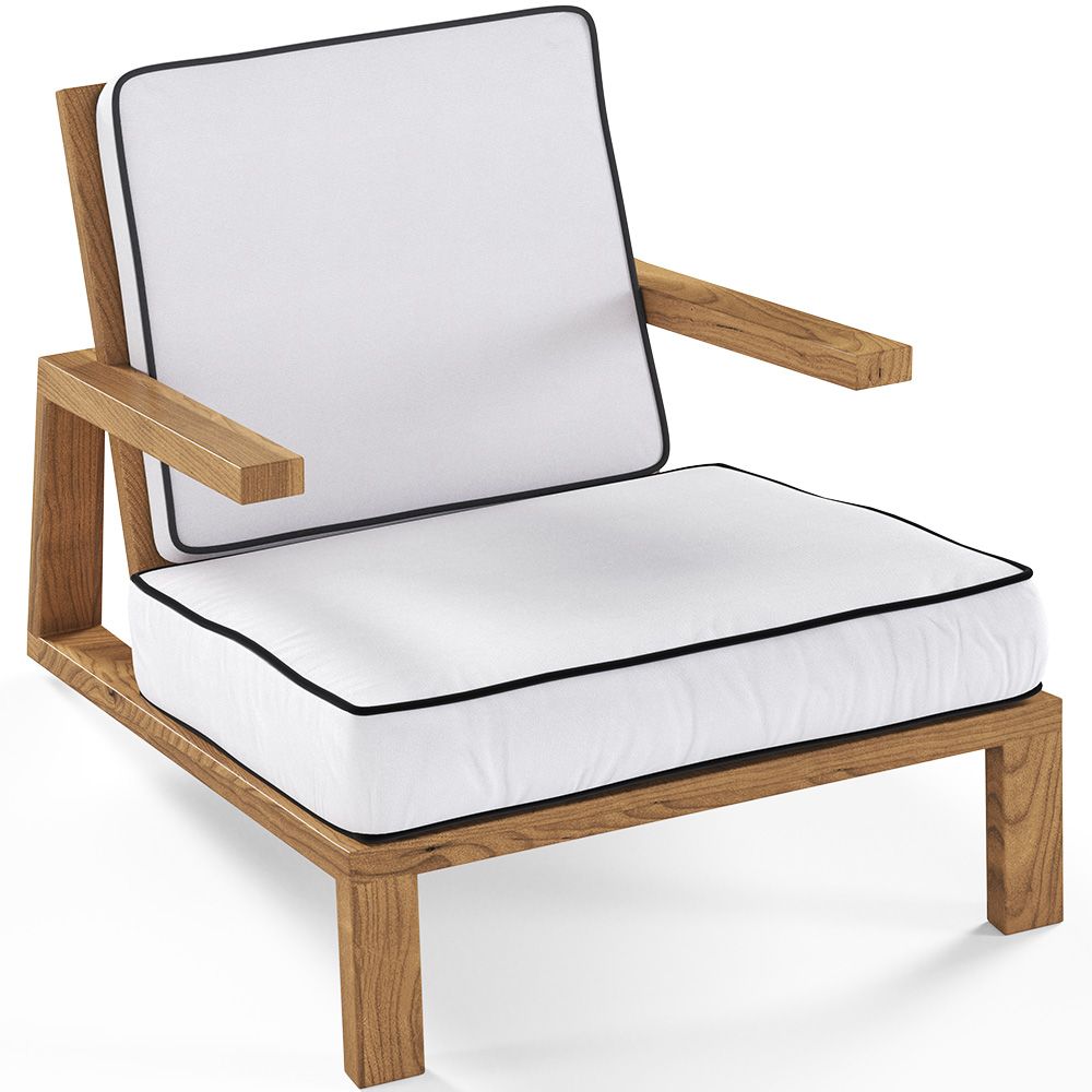 Fauteuil d'extérieur en bois de teck - Carsa image 8