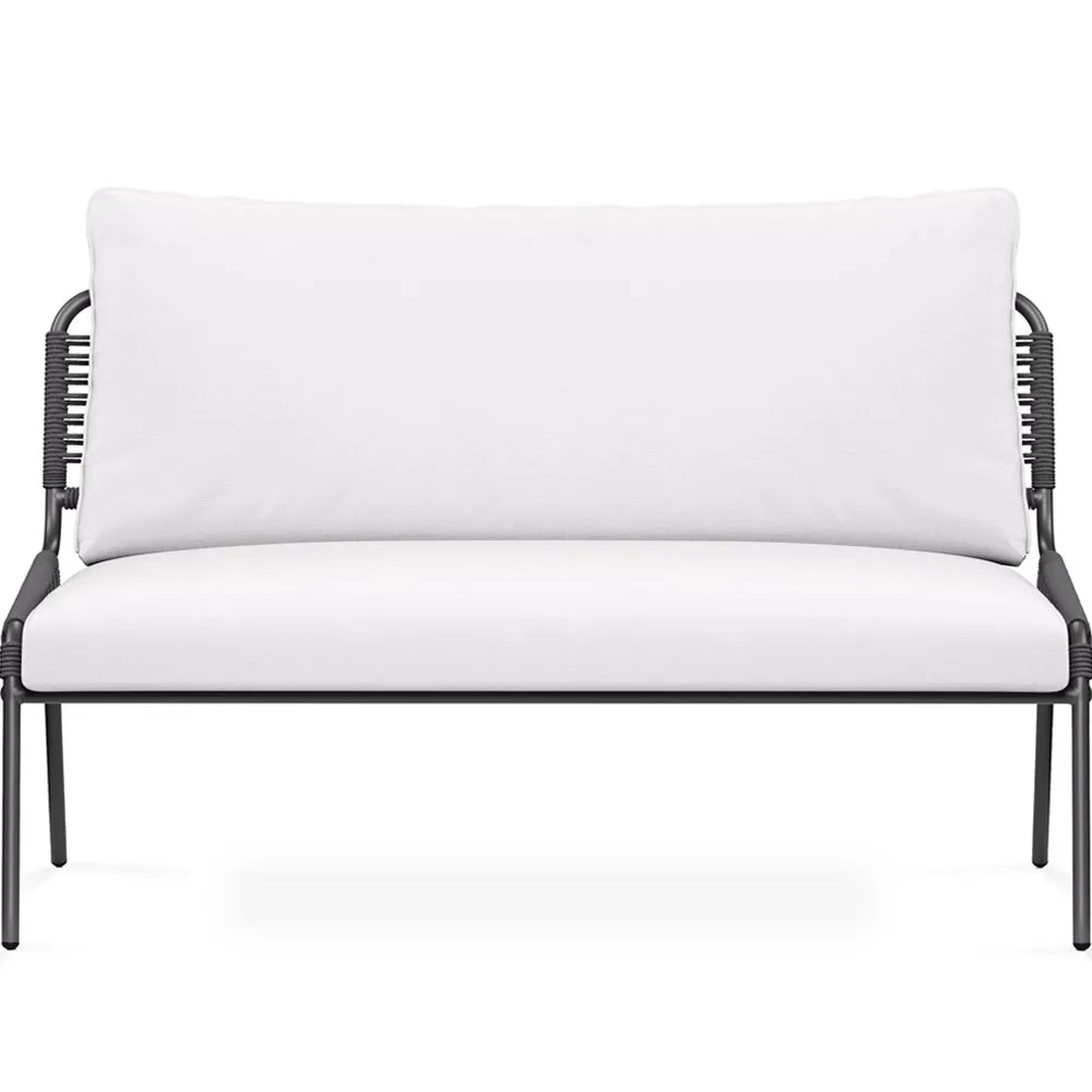 Canapé d'Extérieur 135cm - Aluminium et Rotin Synthétique - Brawma image 8