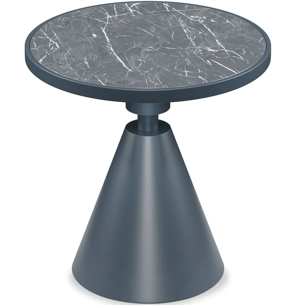 Table d'Appoint en Métal et Ardoise - Jackie image 8