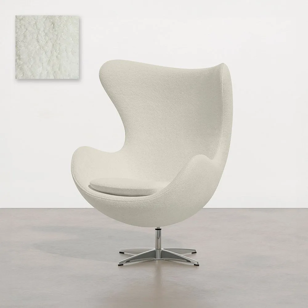 Fauteuil avec accoudoirs - En Bouclette Fausse Fourrure Tapissée - Brave image 8