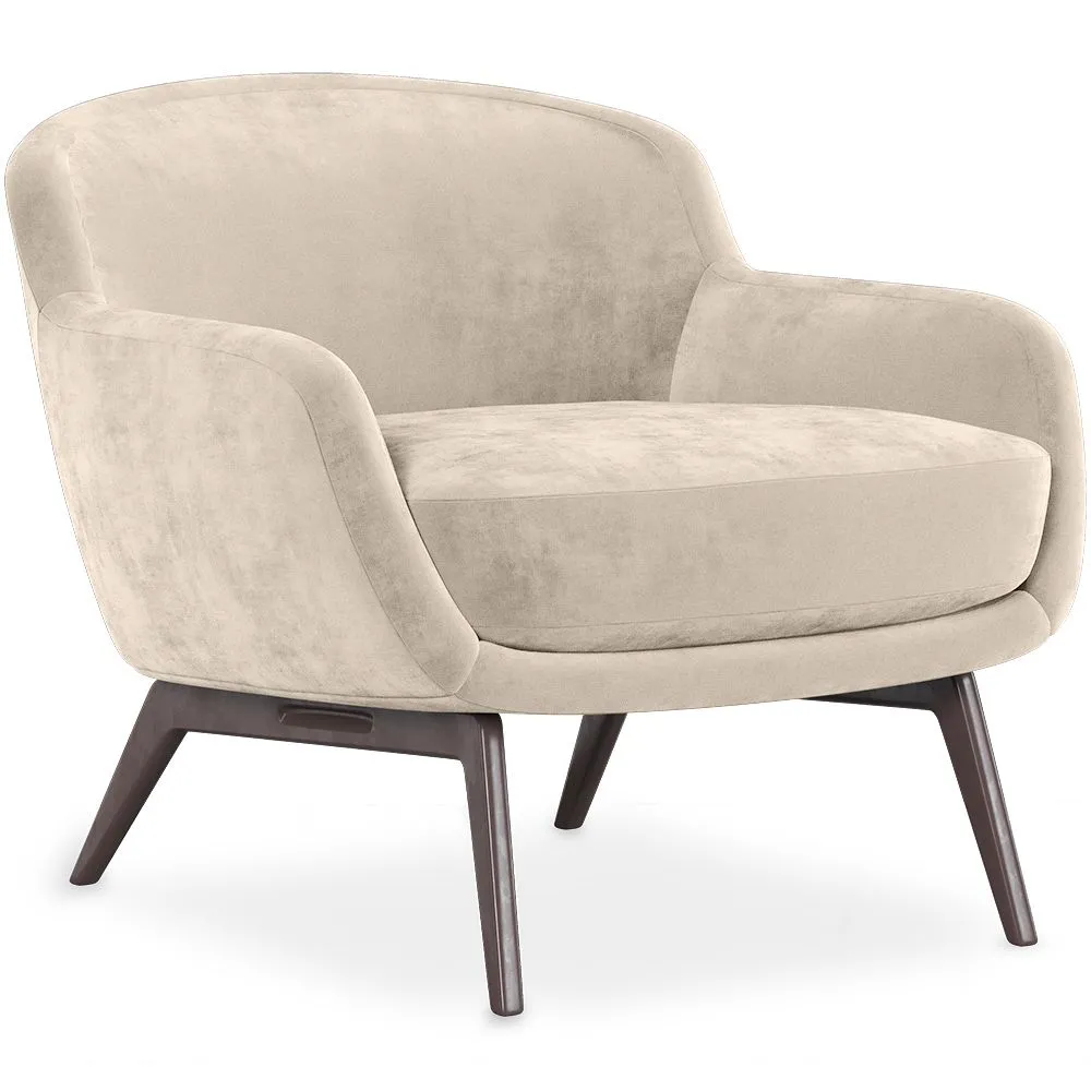 Fauteuil Rembourré en Velours - Jenna image 8