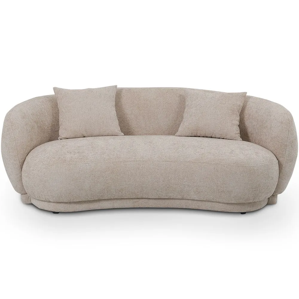 Canapé Design Courbe Style Contemporain Rembourré en Chenille - Curvy image 8