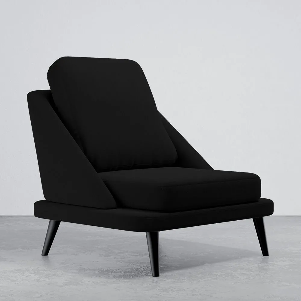 Fauteuil Revêtu de Velours - Style Scandinave - Velvet Lounge image 8
