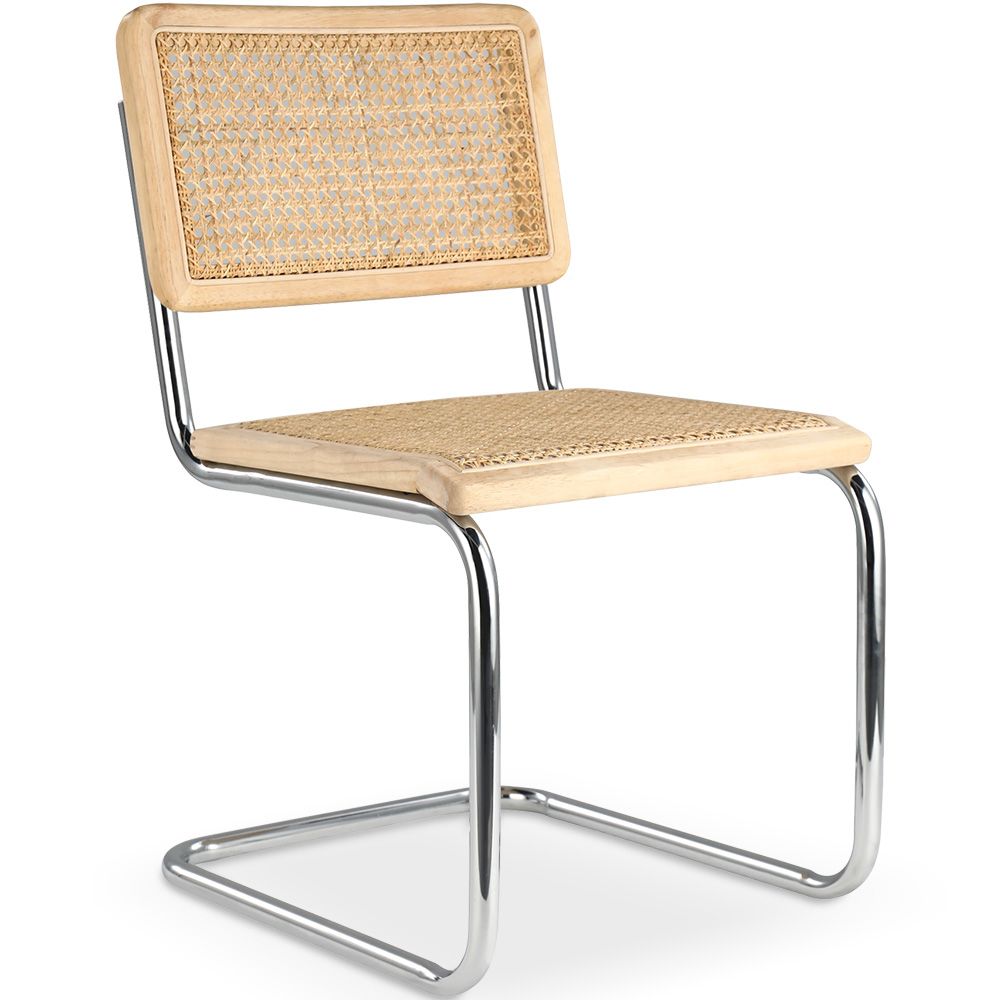 Chaise de Salle à Manger - Design Vintage - Bois et Rotin - Nouvelle Édition - Bruna image 8