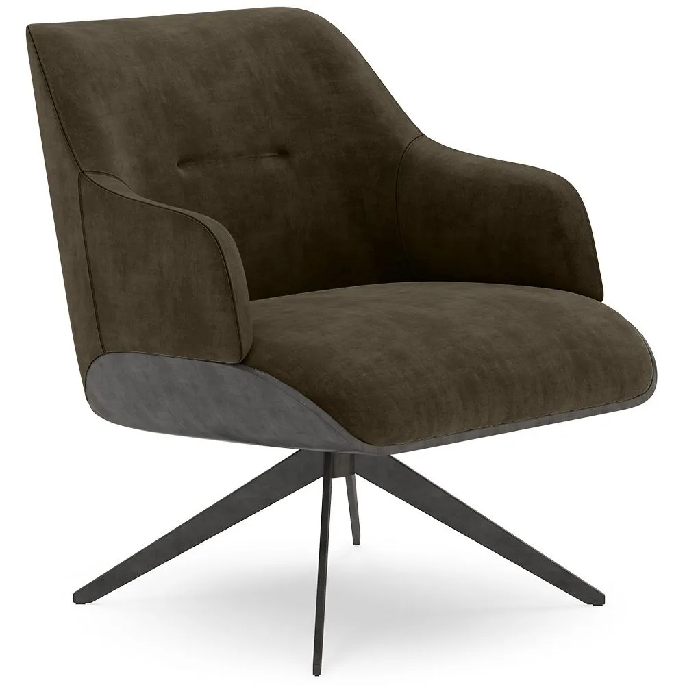Fauteuil Moderne Rembourré Style Mid-Century - Clark image 8