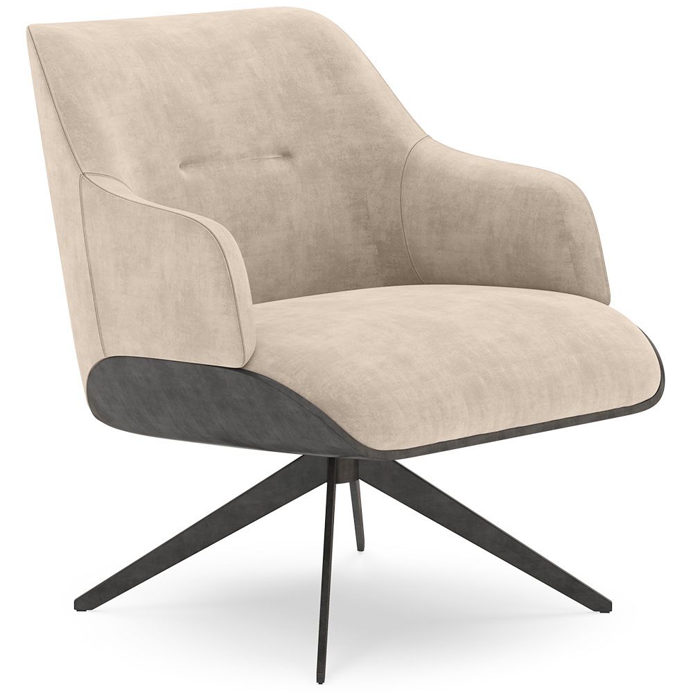 Fauteuil Moderne Rembourré Style Mid-Century - Clark image 8