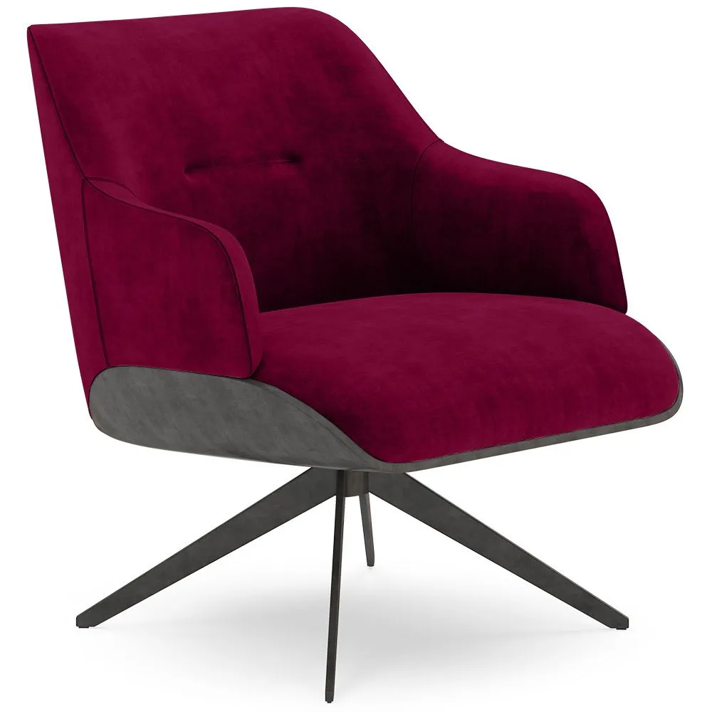 Fauteuil Moderne Rembourré Style Mid-Century - Clark image 8