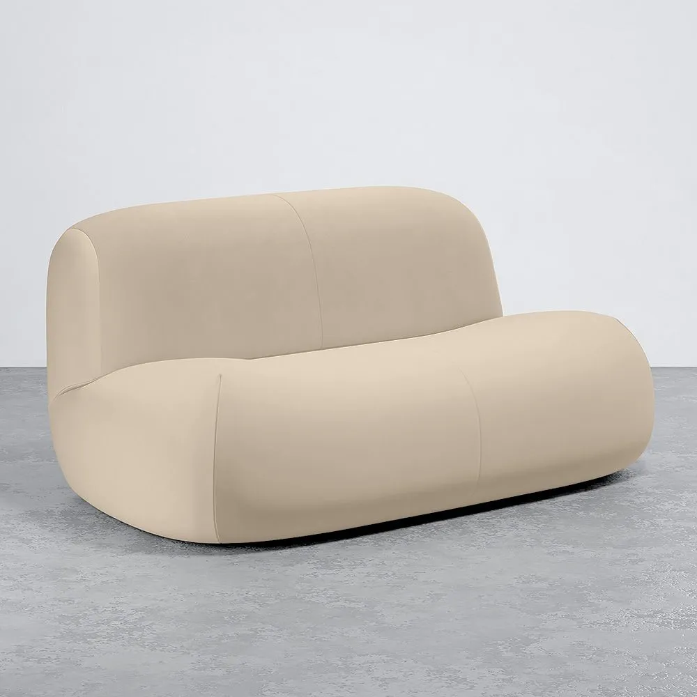 Canapé Moderne Minimaliste Design Courbé Rembourré en Velours - Confort et Style Contemporain - Büba image 8