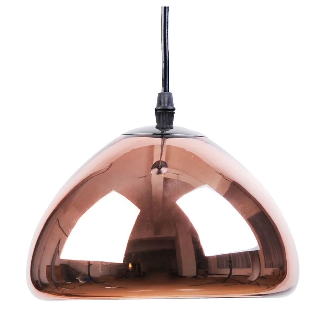 Lampe de plafond design - Lampe suspendue en métal chromé - 18 cm - Nullify image 8