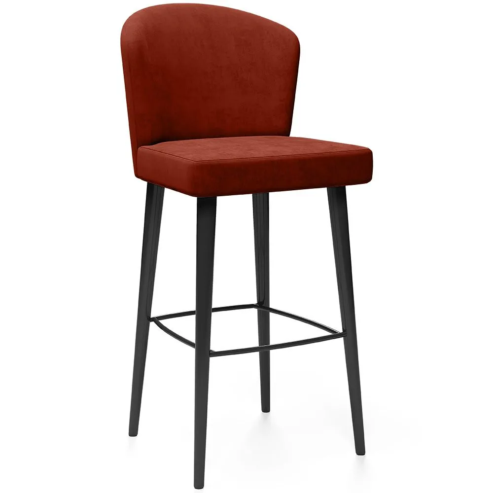 Tabouret de Bar en Velours - Design Moderne et Premium pour Restaurants, Hôtels et Maisons - Velvet Icon image 8