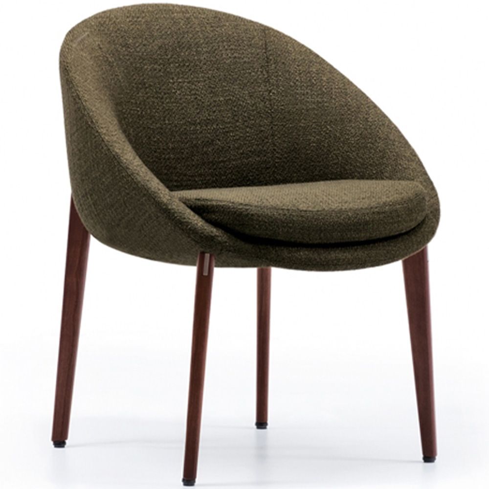 Chaise de Salle à Manger Rembourrée avec Pieds en Bois - Design Moderne pour Restaurants et Hôtels de Luxe image 8