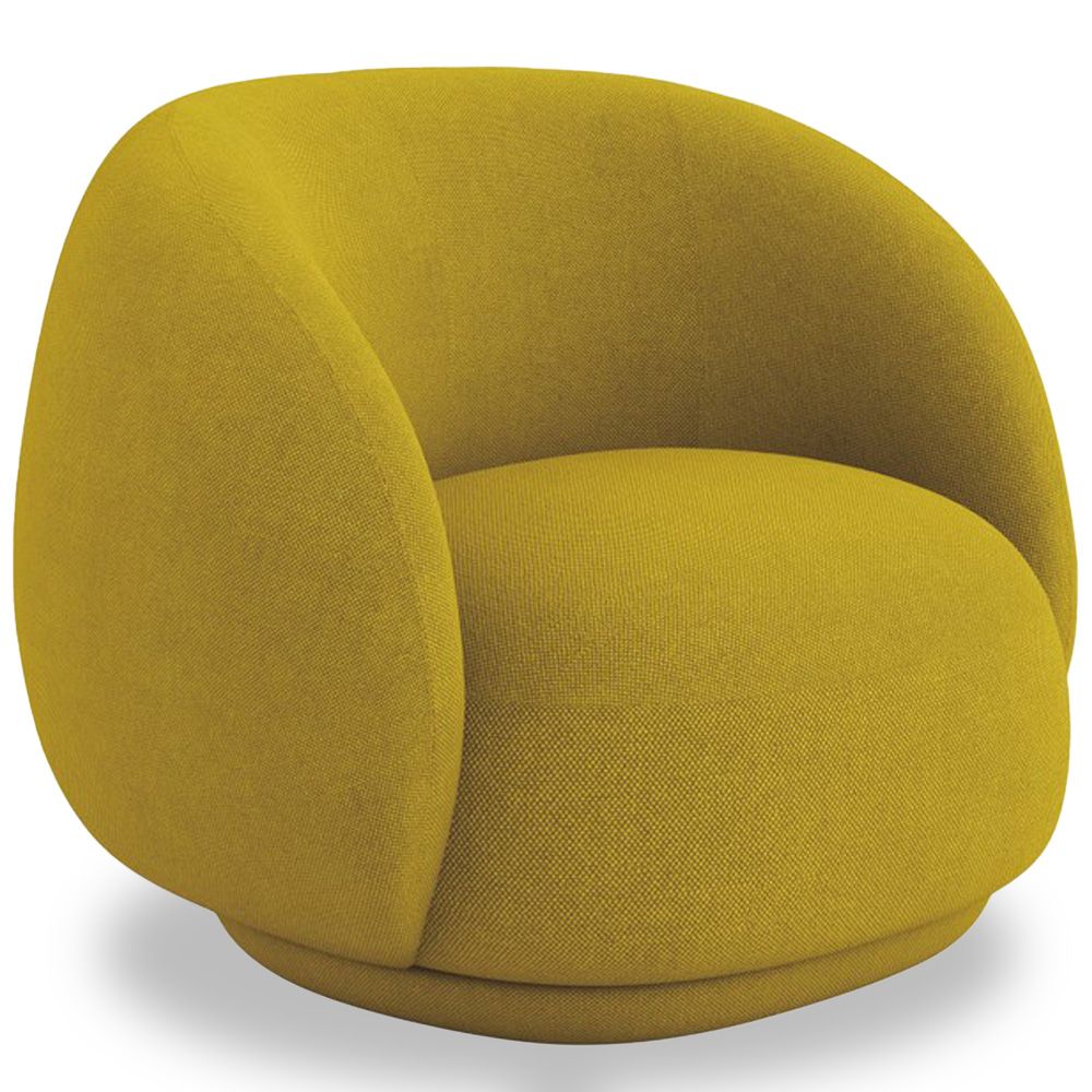 Fauteuil Rembourré au Design Enveloppant - Style Moderne Courbé - Bobby image 8