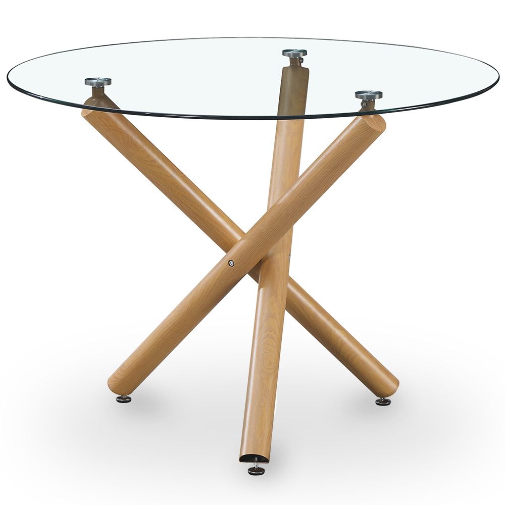 Table à Manger Ronde - Design Scandinave - 4/5 Couverts - Tesfa image 8
