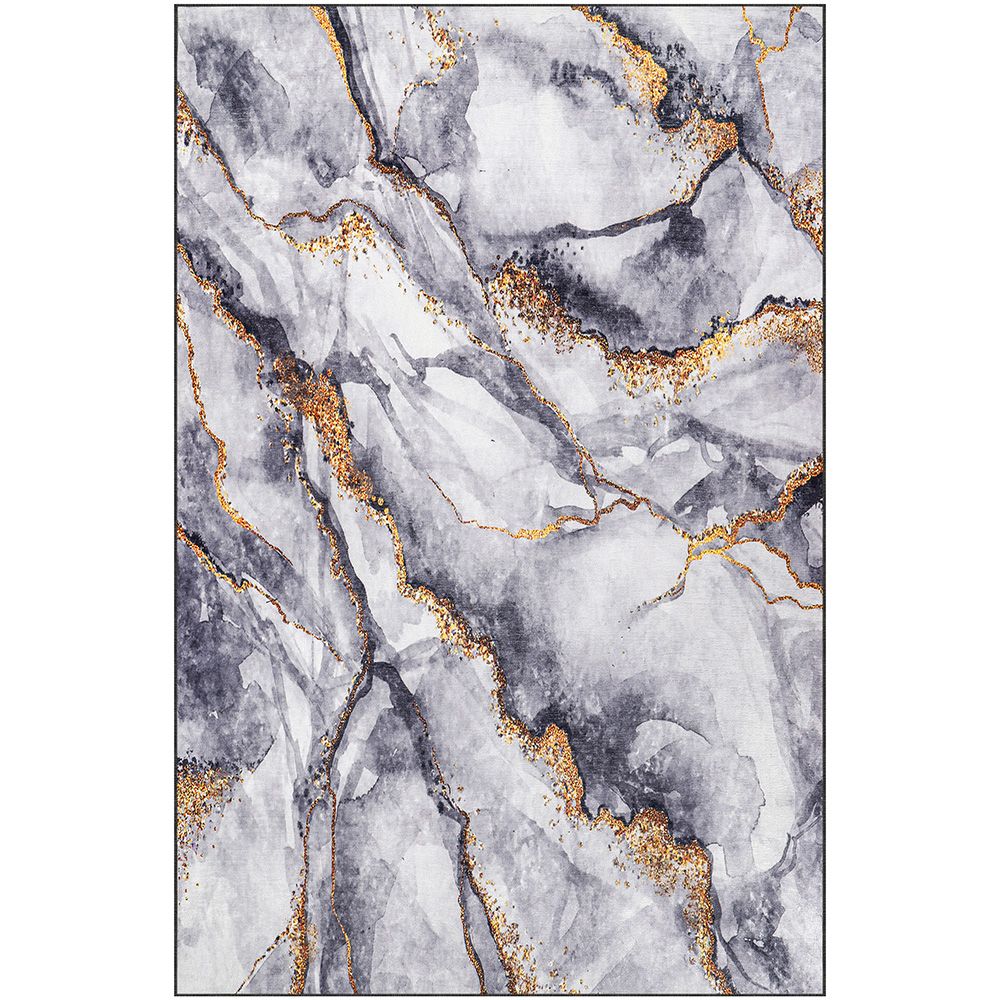 Grand Tapis au Design Moderne Effet Marbre - (290x200 cm) - Arezzo image 8