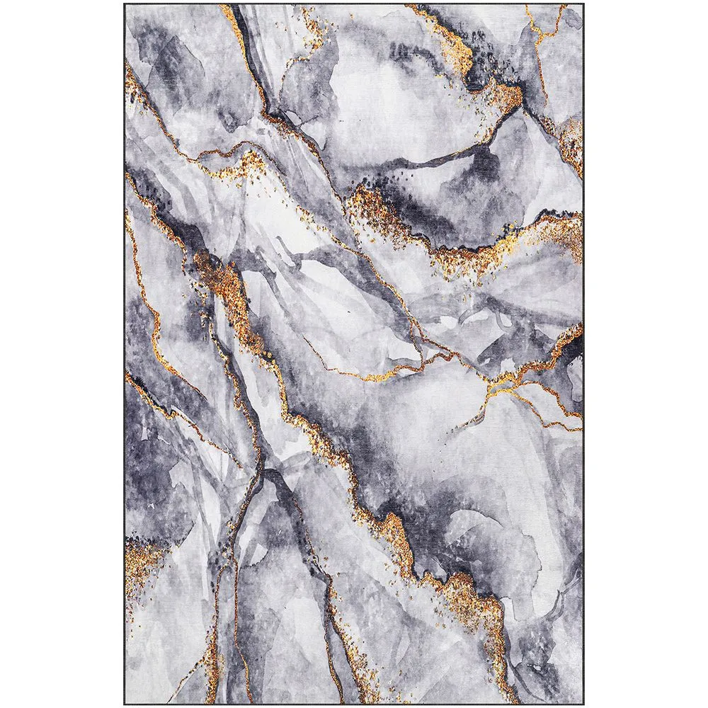 Grand Tapis au Design Moderne Effet Marbre - (290x200 cm) - Arezzo image 8