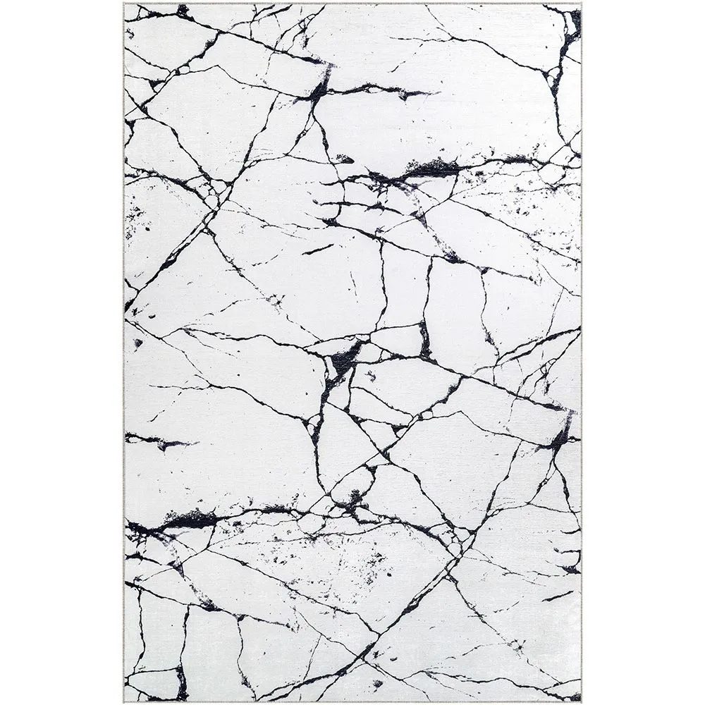 Grand Tapis au Design Moderne Effet Marbre - (290x200 cm) - Calico image 8