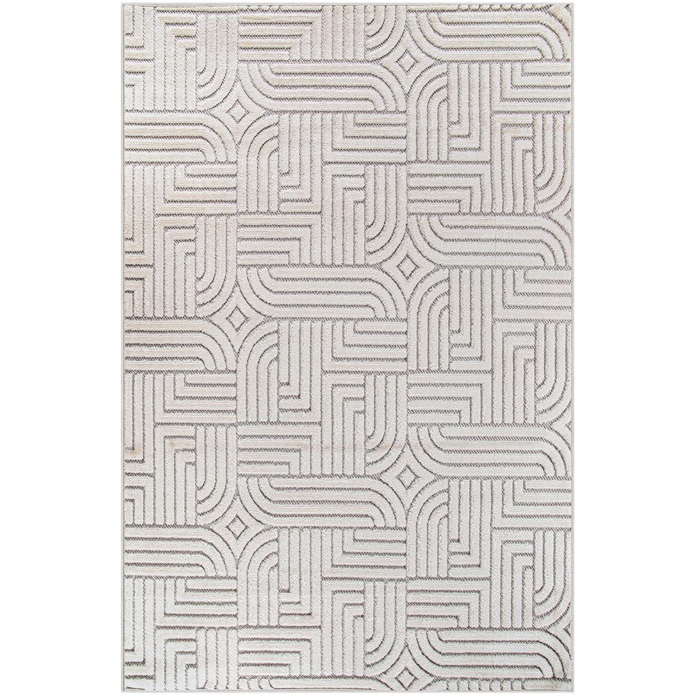 Grand Tapis Design Contemporain et Moderne - Beige (160x230 cm) - Rosella image 8