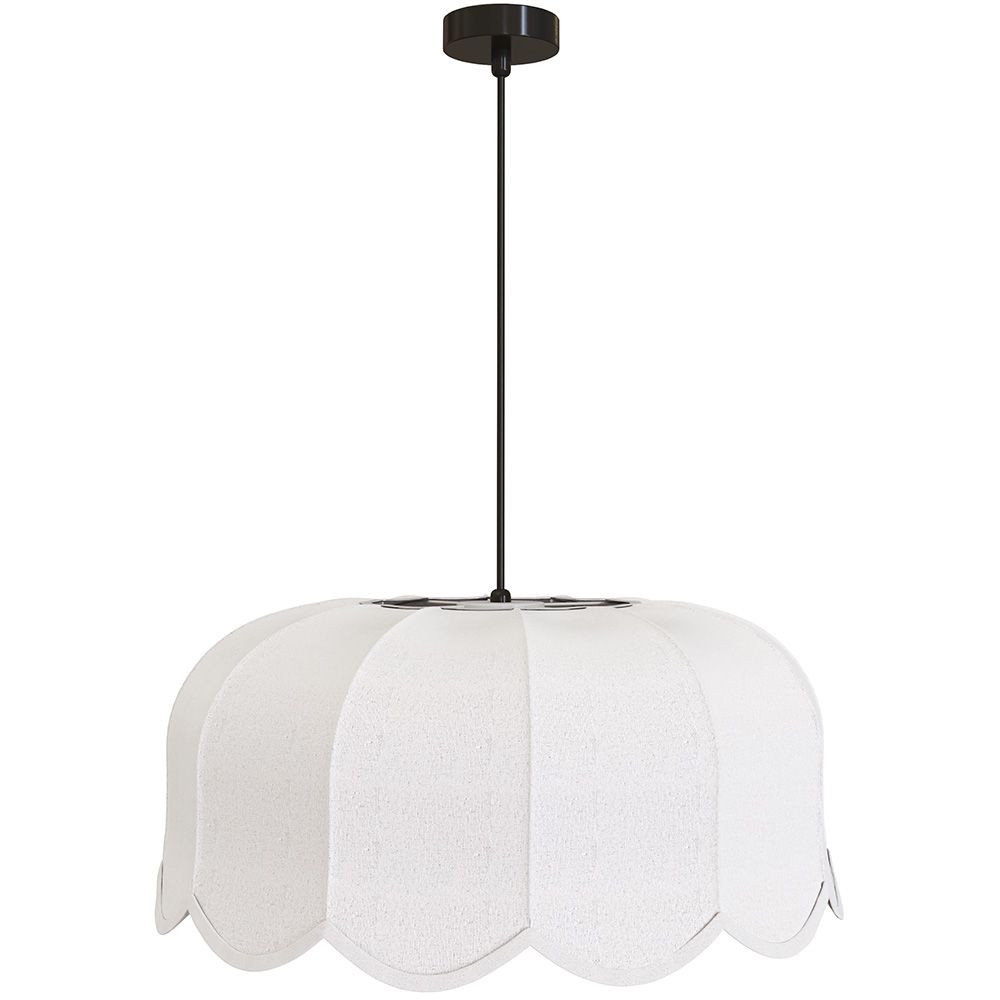 Suspension lampe Beige en lin – Style naturel et intemporel – Deral image 8