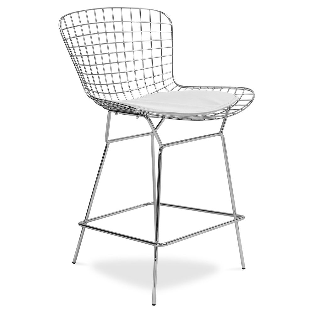 Tabouret Design Grille Métallique - Lived image 8