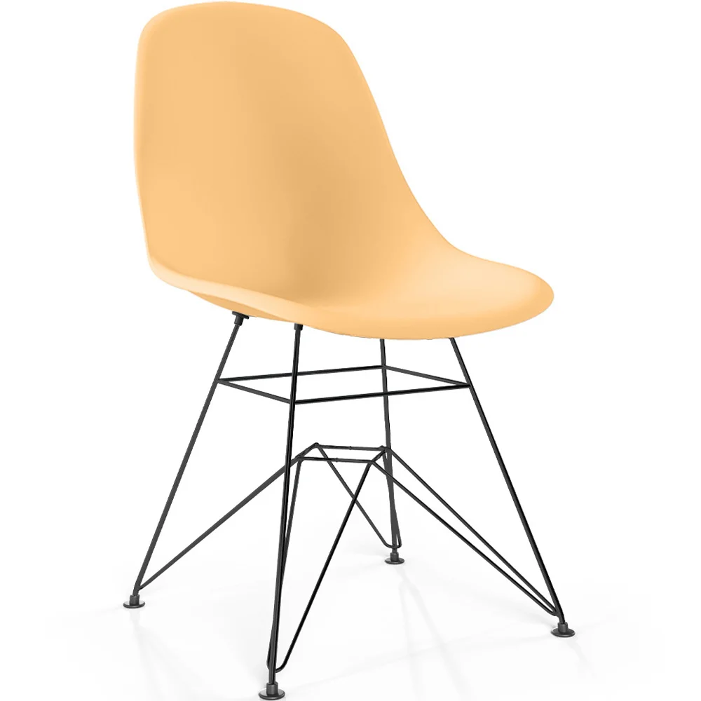 Chaise de salle à manger avec pieds en métal – Design moderne – Denisse image 8