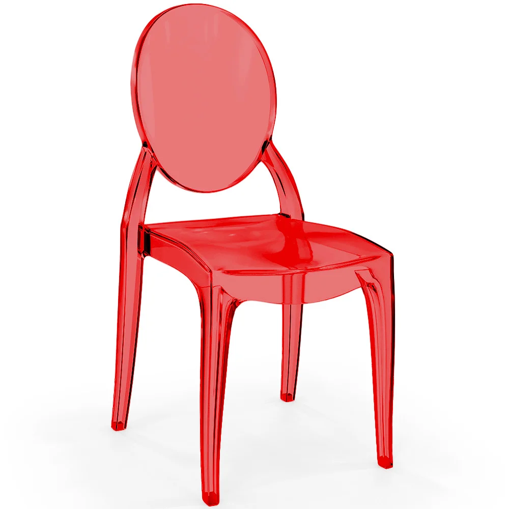 Chaise de Salle à Manger Transparente - Style Victoria  image 8